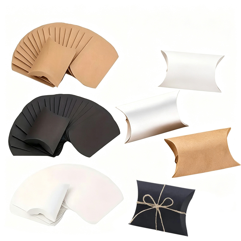 Wedding Supply.Box - Boîte à oreiller en papier Kraft