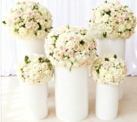 Wedding Qq - Plinthe en acrylique miroir or et