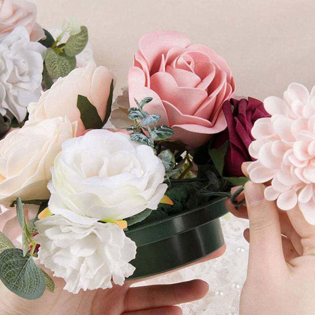 Wedding Event Supply - Lot de 2 bases florales rondes