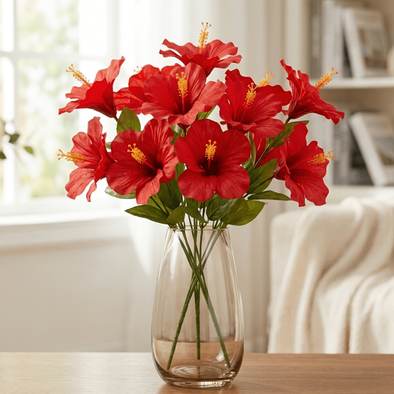 15 fleurs = 3 bouquets de fleu - Centerpiece Vase Tall avis et prix