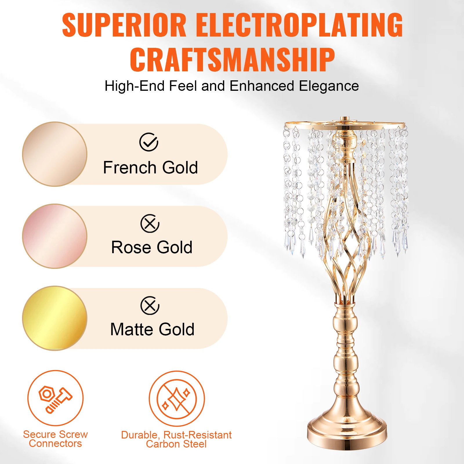 VEVOR grand support de fleurs  - Centerpiece Vase Tall avis et prix