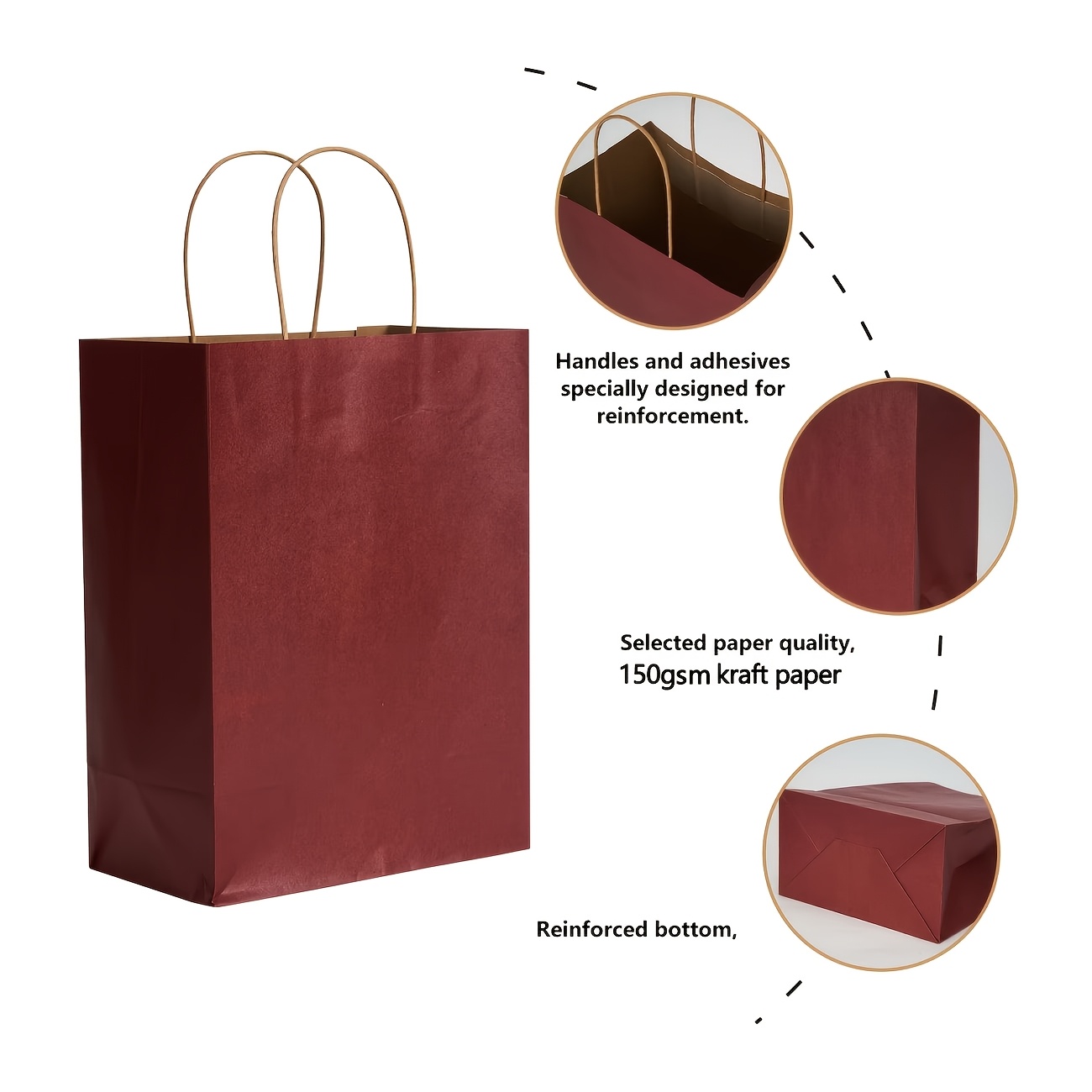 Sacs cadeaux en papier rouge a - Wedding Supply Shops avis et prix