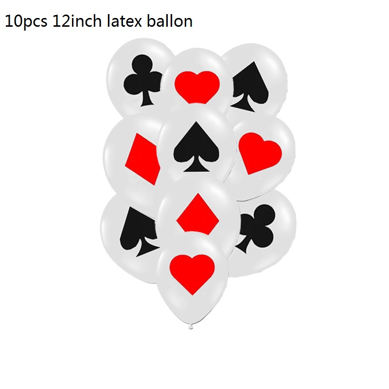 Cartes de casino en ballon en  - Wedding Qq avis et prix