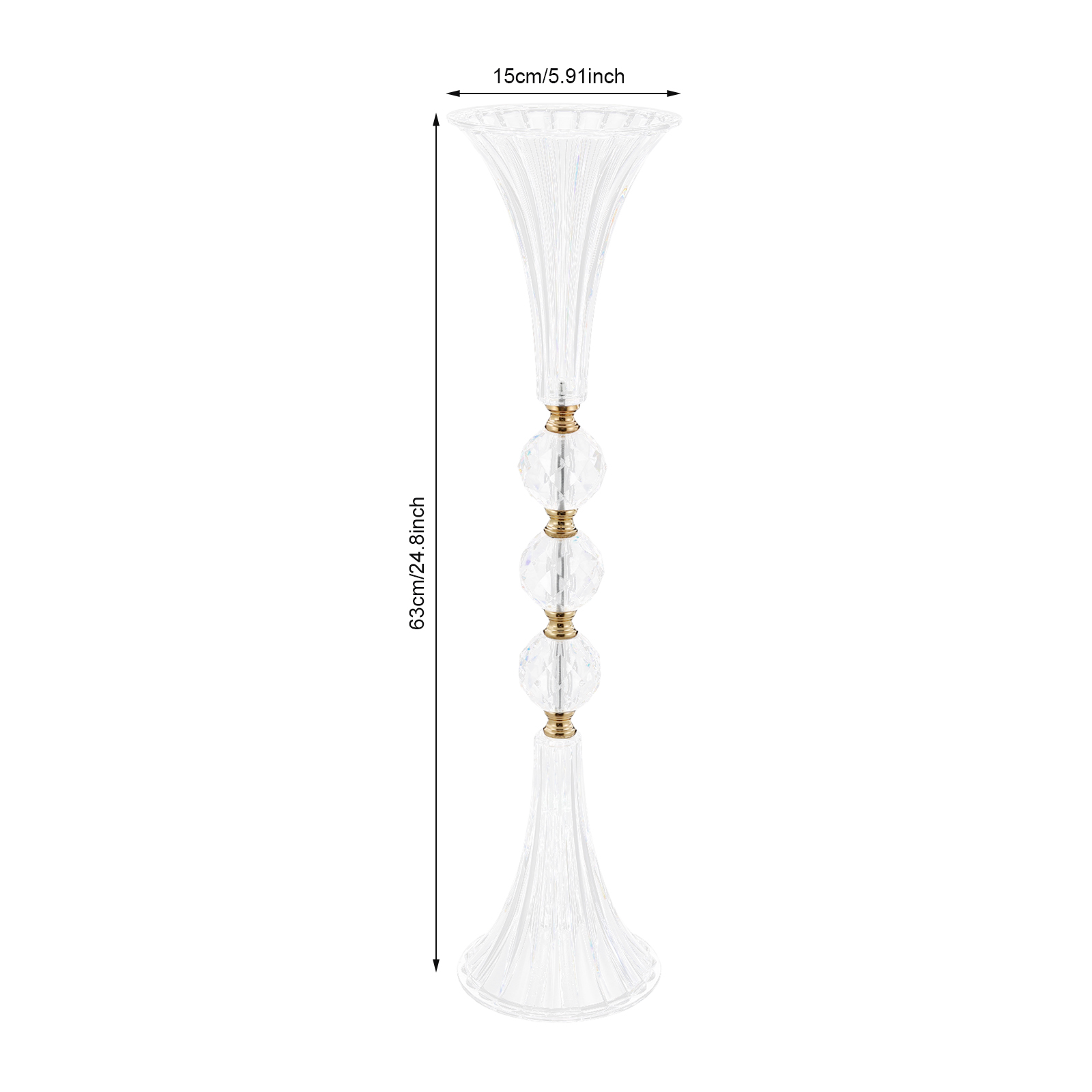 Ensemble de vases en acrylique - Centerpiece Vase Tall avis et prix