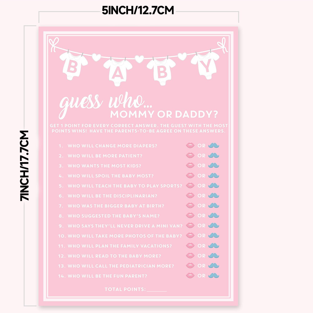 10 cartes de jeu « Devinez qui - Wedding Supply Business avis et prix