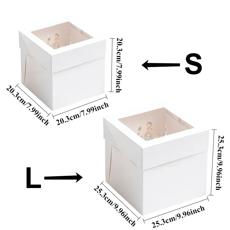 Boîtes à gâteaux jetables blan - Wedding Supply.Box avis et prix