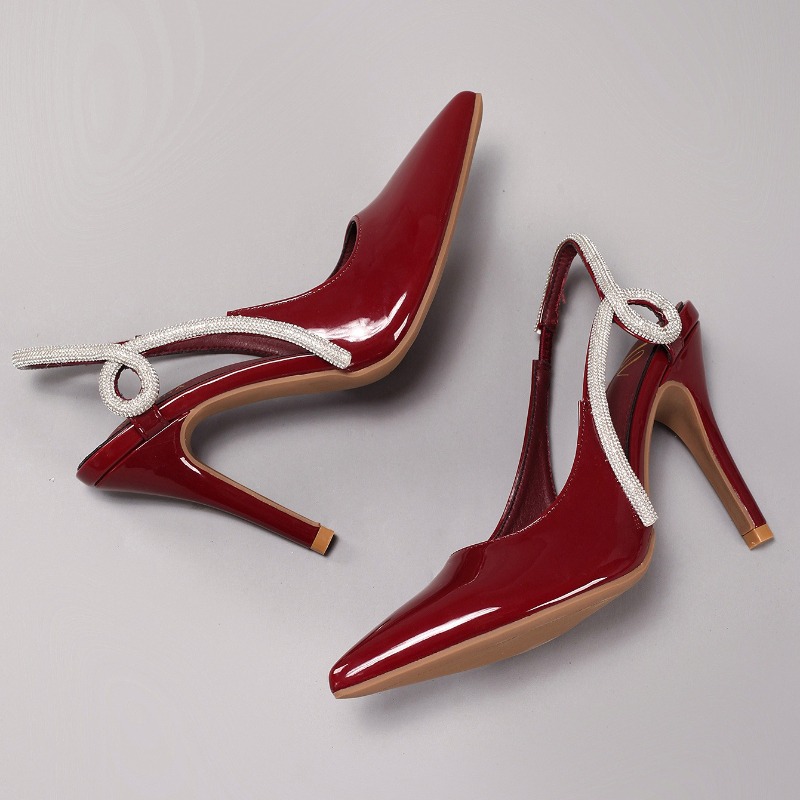 Sandales à talons en cuir vern - Wedding Super avis et prix