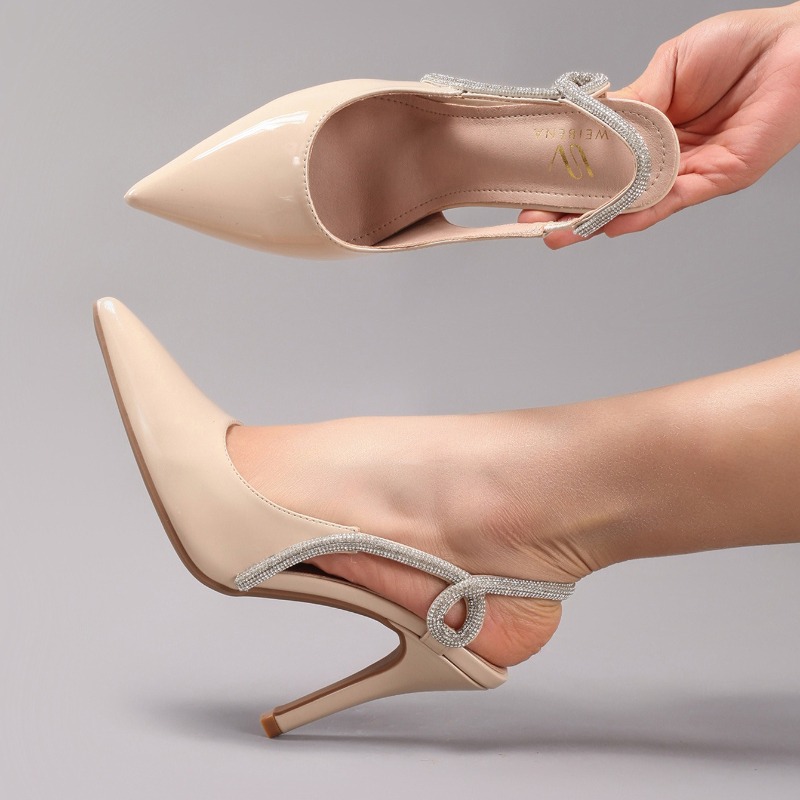 Sandales à talons en cuir vern - Wedding Super avis et prix