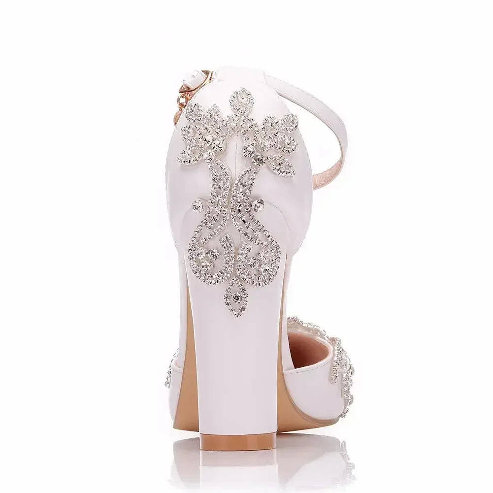 Chaussures à talon épais et bo - Wedding Super avis et prix