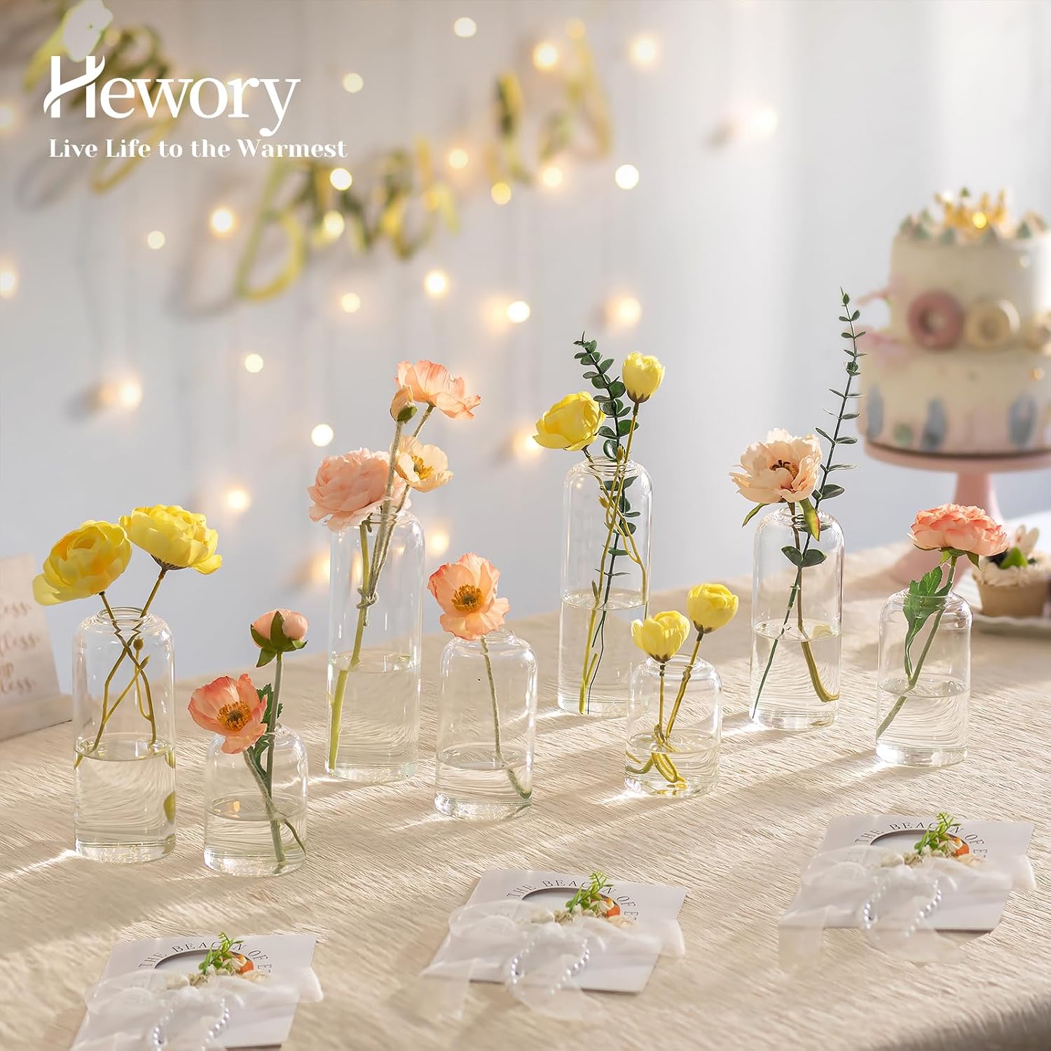Vases à fleurs en verre Hewory - Centerpiece Vase Tall avis et prix