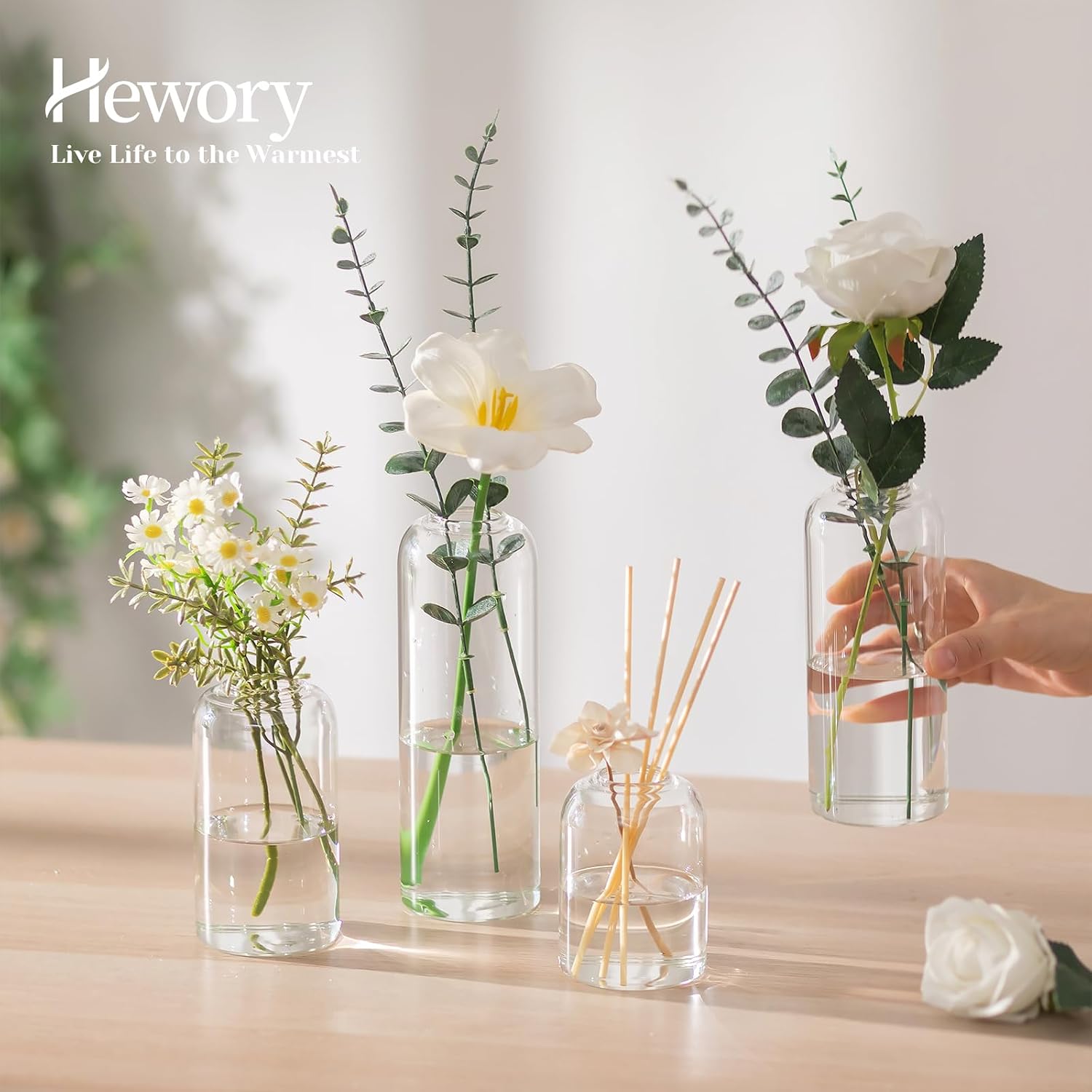 Vases à fleurs en verre Hewory - Centerpiece Vase Tall avis et prix