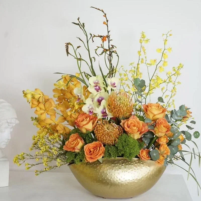 Nouveau Grand taille bol doré  - Centerpiece Vase Tall avis et prix
