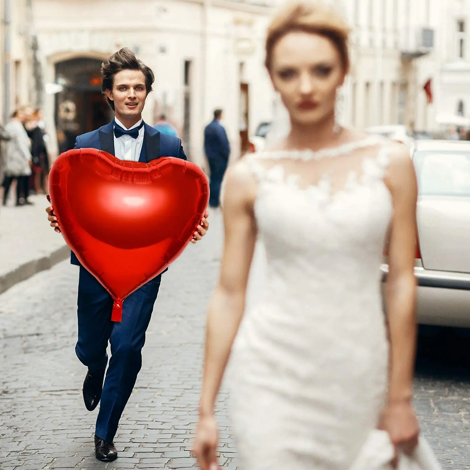 1/2 pièces 36 pouces coeur bal - Wedding Qq avis et prix